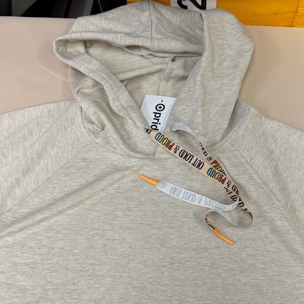 Target Pride Oak Heather Light Brownish colored  Hoodie size xxl new unisex shir
